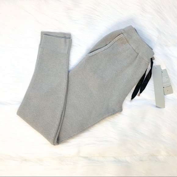 Anthropologie One Grey Day Venus Joggers Sweat Pants Grey  Knit Size Small - Picture 5 of 16